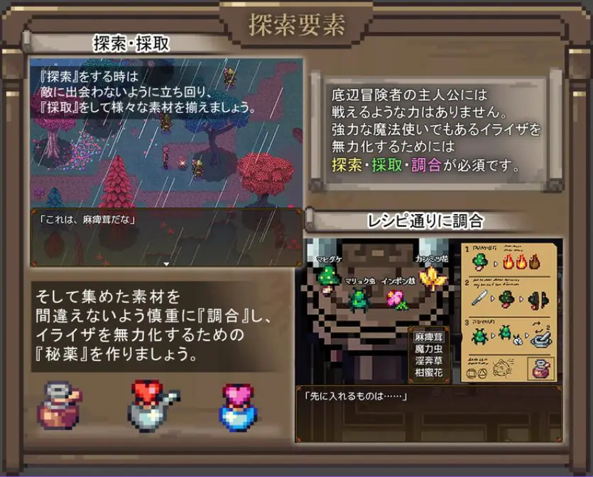 【PC/AI汉化/冒险/RPG游戏/1.30G】 伊莱莎的秘药 （イライザの秘薬） AI汉化版+冒险RPG游戏+1.30G