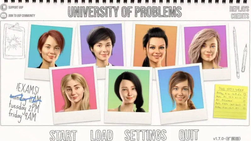 【PC/安卓/AI汉化/欧美/3D/SLG游戏/17.7G】学院情缘 (University of Problems) Ver1.8.0 AI汉化版+PC+安卓+欧美3DSLG游戏+17.7G