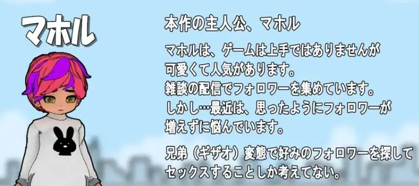 【PC/官中/日式/SLG游戏/1.90G】 主播兄弟NTR (二人は配信者~NTR) Ver1.1.0 官中版+存档+日式SLG游戏+1.90G