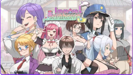 【PC/官中/沙盒/SLG游戏/3.60G】 背德浴场 （Immoral-Bathhouse） Demo 官中步兵+沙盒SLG游戏+3.60G