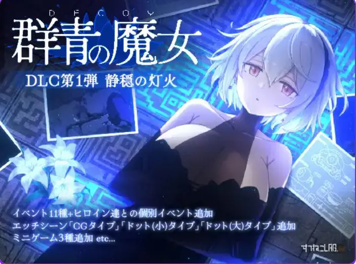 【PC/官中/动作/ACT游戏/2.20G】Dusk City – 沉静的灯火 群青的魔女(DECOY 群青の魔女 静穏の灯火)官中步兵版+DLC+存档+动作ACT游戏+2.20G