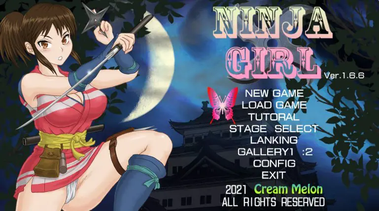 【PC/生肉/动作/ACT游戏/1.70G】 忍の娘 (忍び NINJAGIRL) Ver1.6.6 生肉步兵版+动作ACT游戏+1.70G